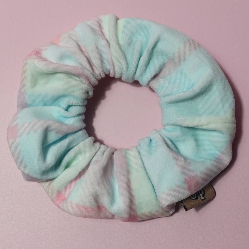 Cotton Candy Collection - Safety Zip Scrunchie