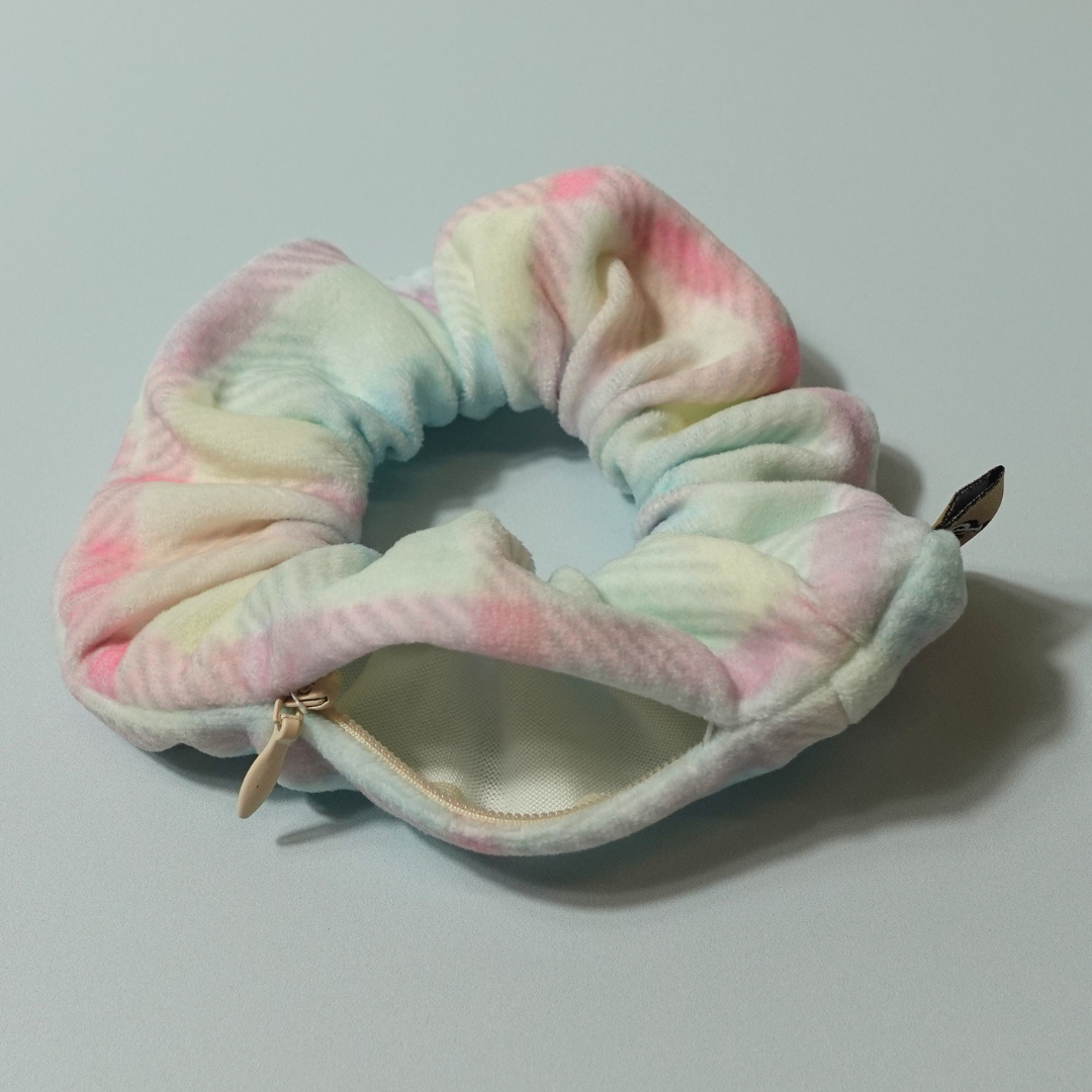 Cotton Candy Collection - Safety Zip Scrunchie