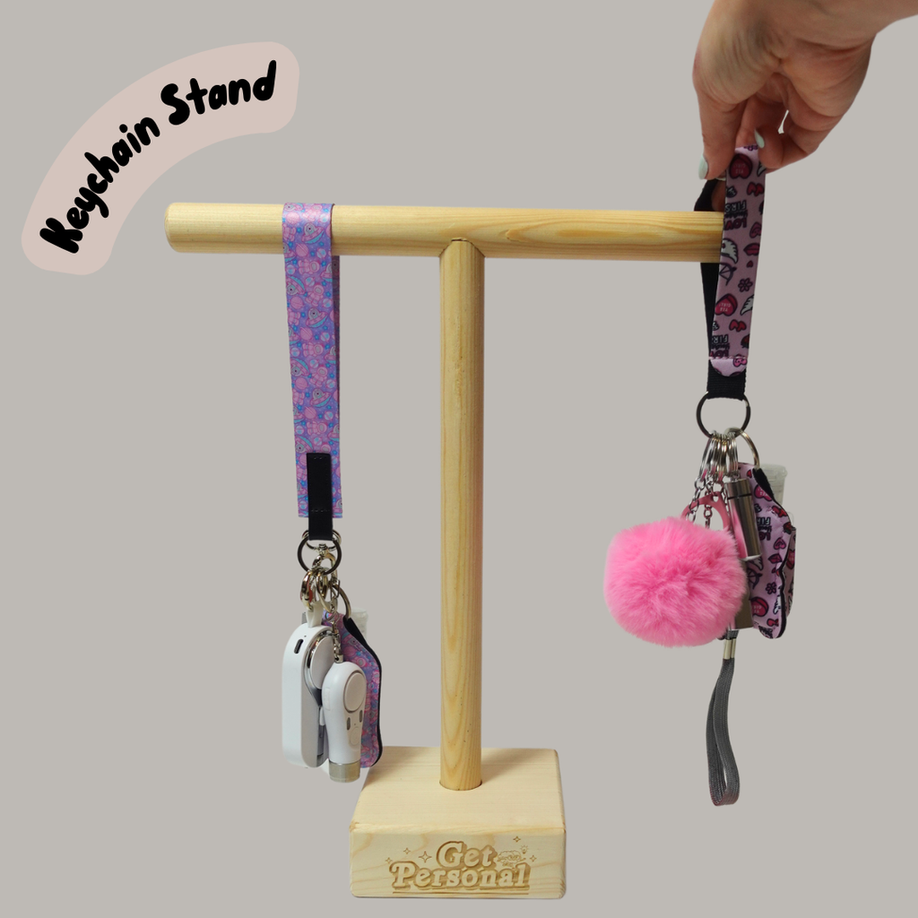 Wooden Keychain Stand