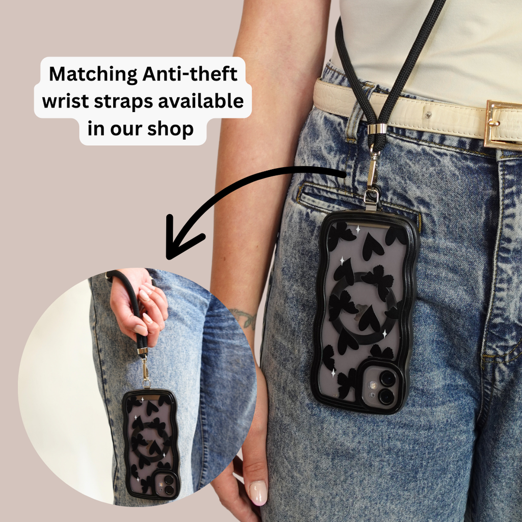 Adjustable 8mm Anti-theft mobile Lanyard Extra thick