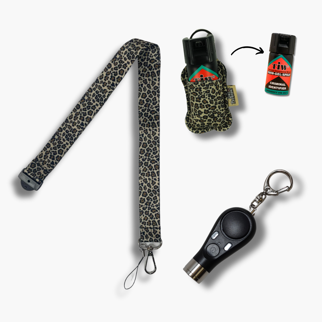 Lanyard, 40ml farbgel, pouch & SOS bundle