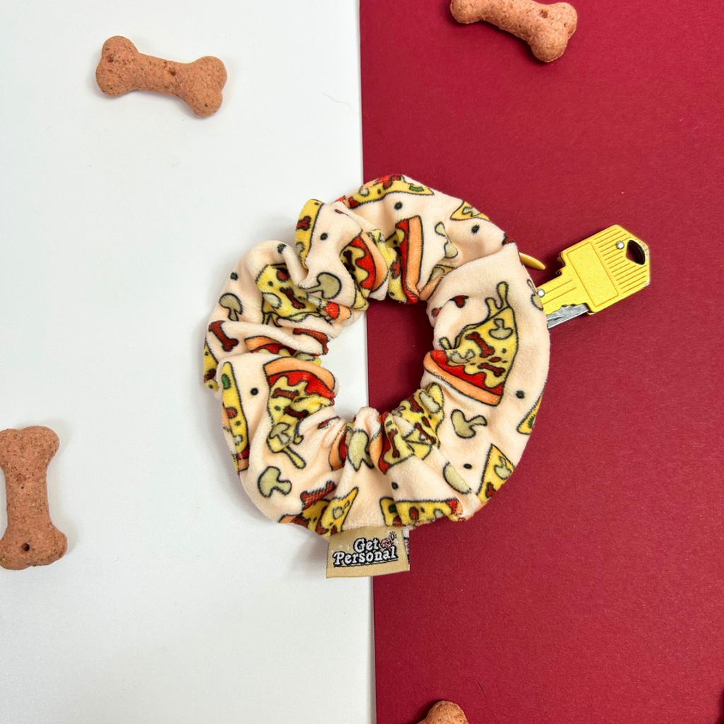 Bone Appetit Zip Safety Scrunchie