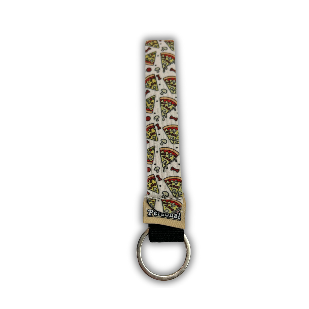Patterned Cotton Keyring Wristlet