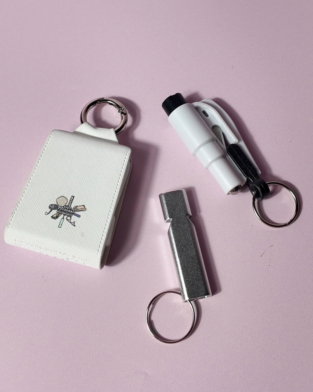 Commuter Keyring Kit | Glass Breaker, Alert Whistle & 2000mAh Power Bank