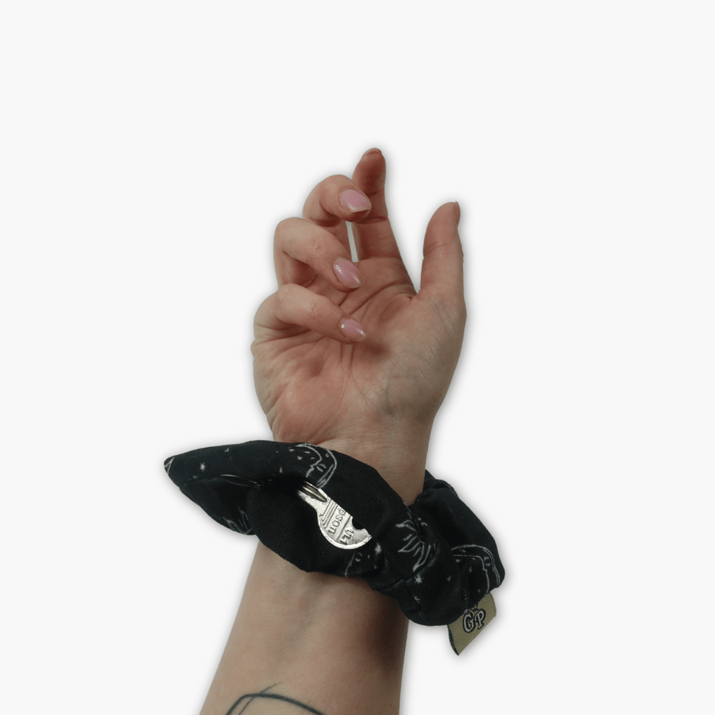 Celestrial Safety Zip Scrunchie