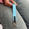 Satin Wristlet Keychain | Double Hook Wrist Strap for Keys &amp; Accessories