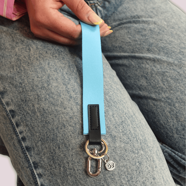 Satin Wristlet Keychain | Double Hook Wrist Strap for Keys &amp
