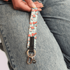 Satin Wristlet Keychain | Double Hook Wrist Strap for Keys &amp; Accessories
