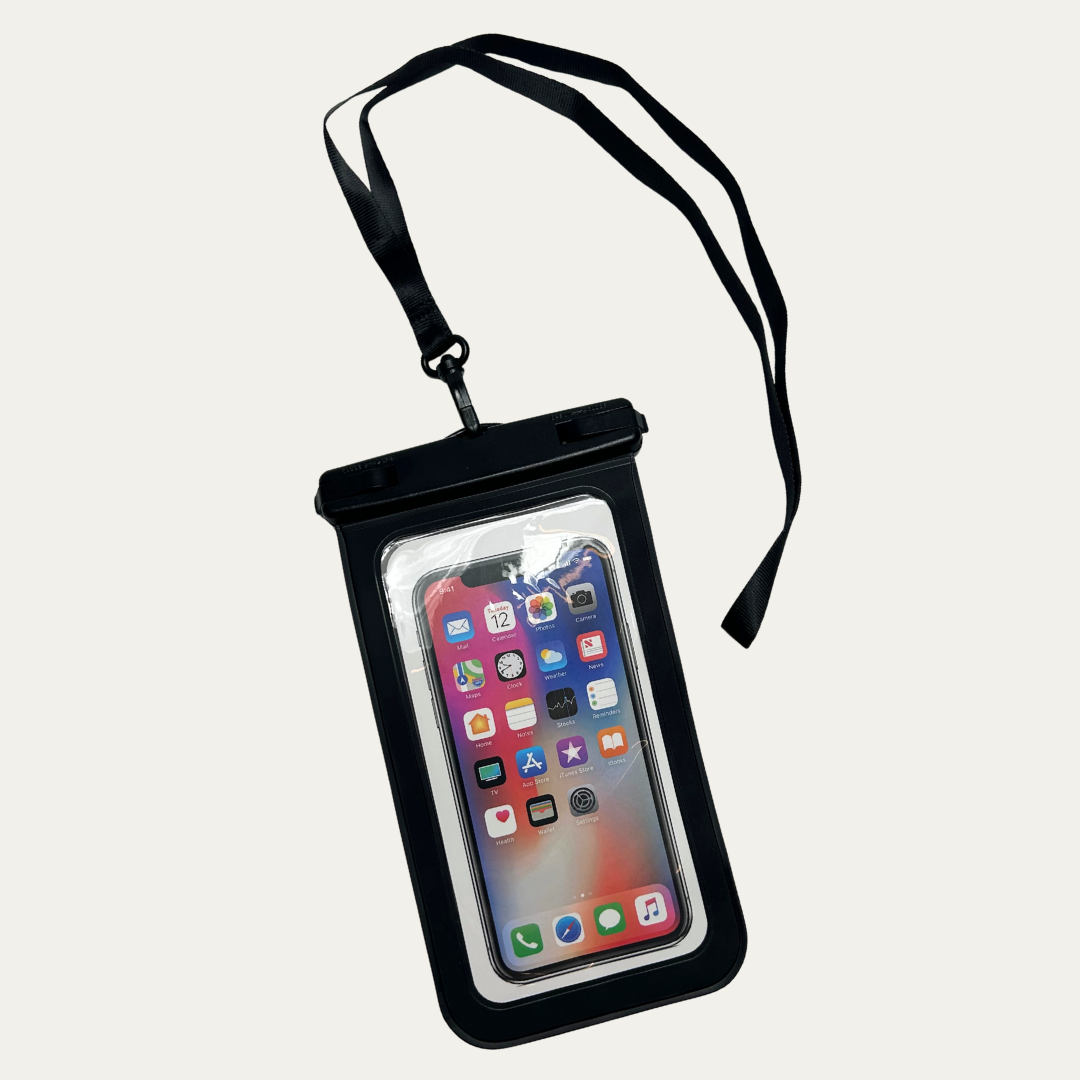 Universal waterproof phone case & lanyard strap