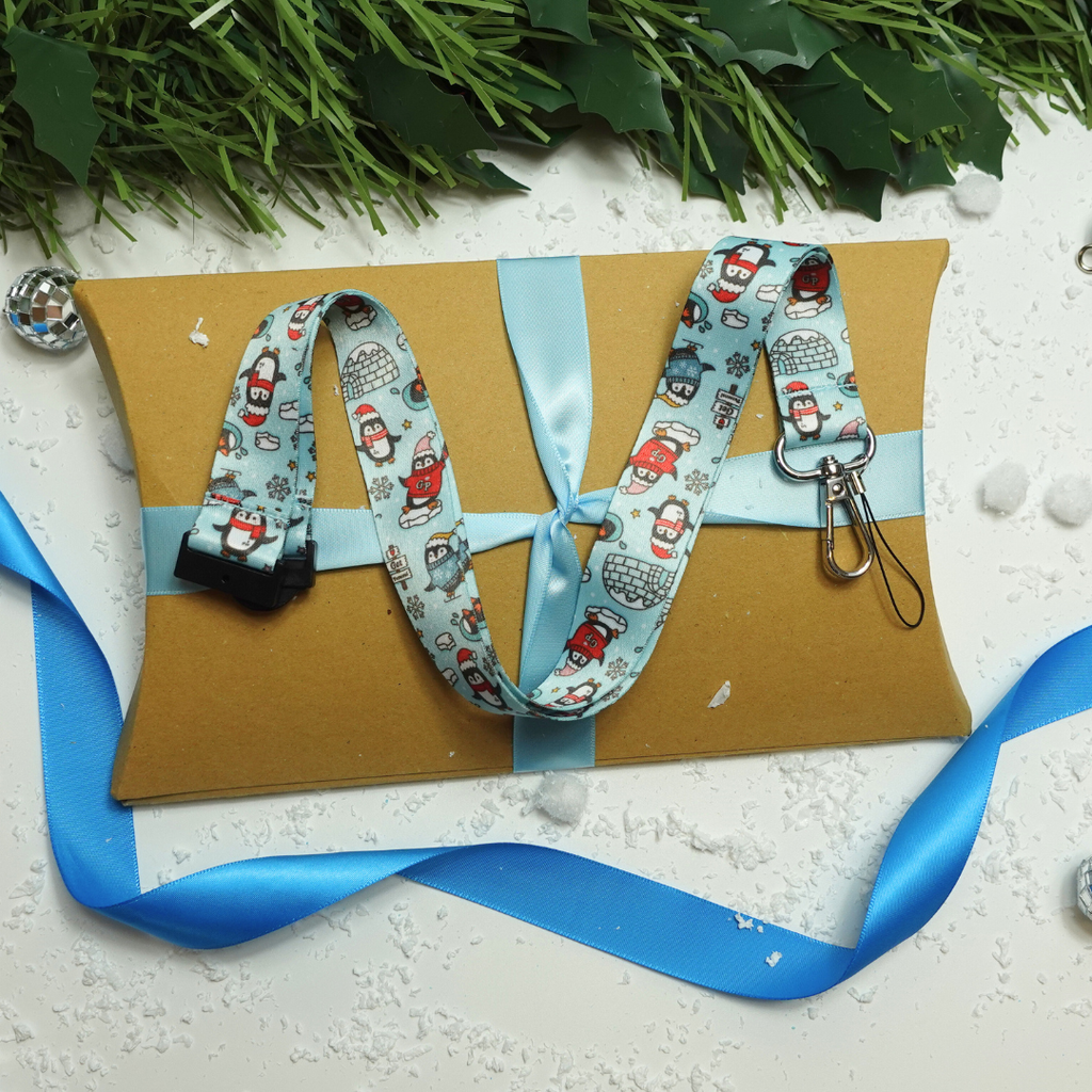 Winter Waddle Lanyard