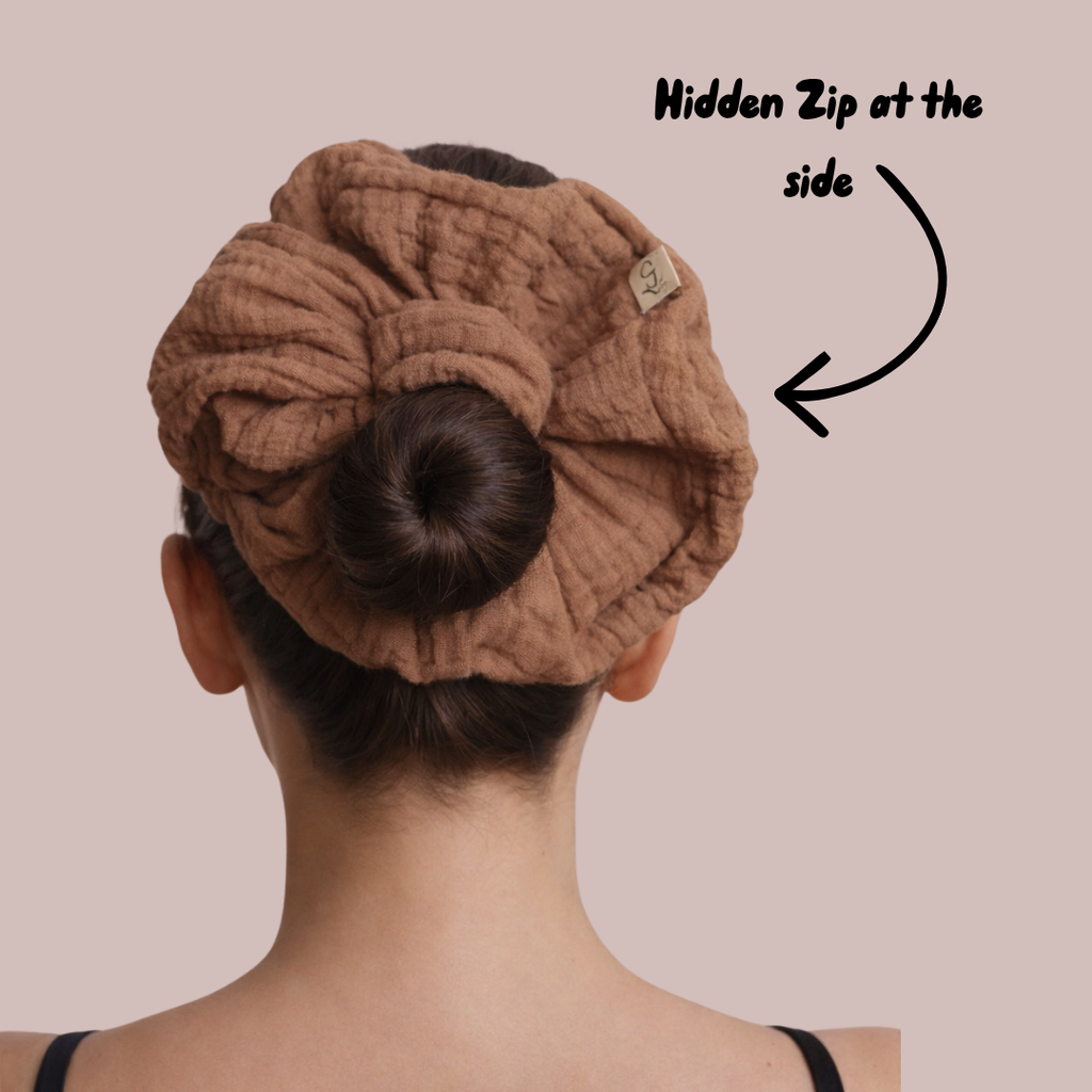XL Safety Zip Scrunchie
