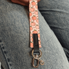 Satin Wristlet Keychain | Double Hook Wrist Strap for Keys &amp; Accessories